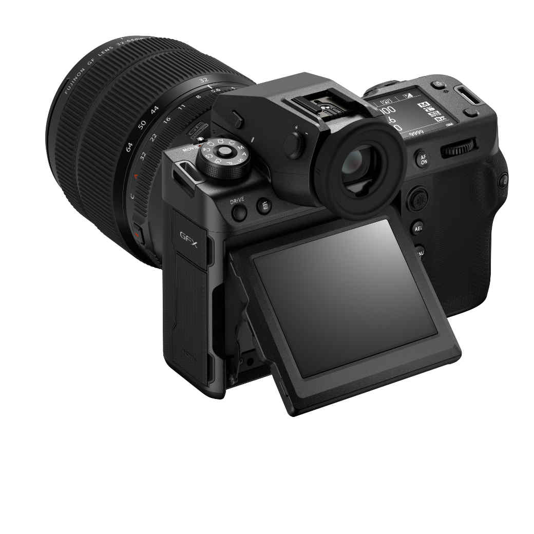 GFX100Ⅱ_backLeftNanameUE_LCD45_GF32-64-r26